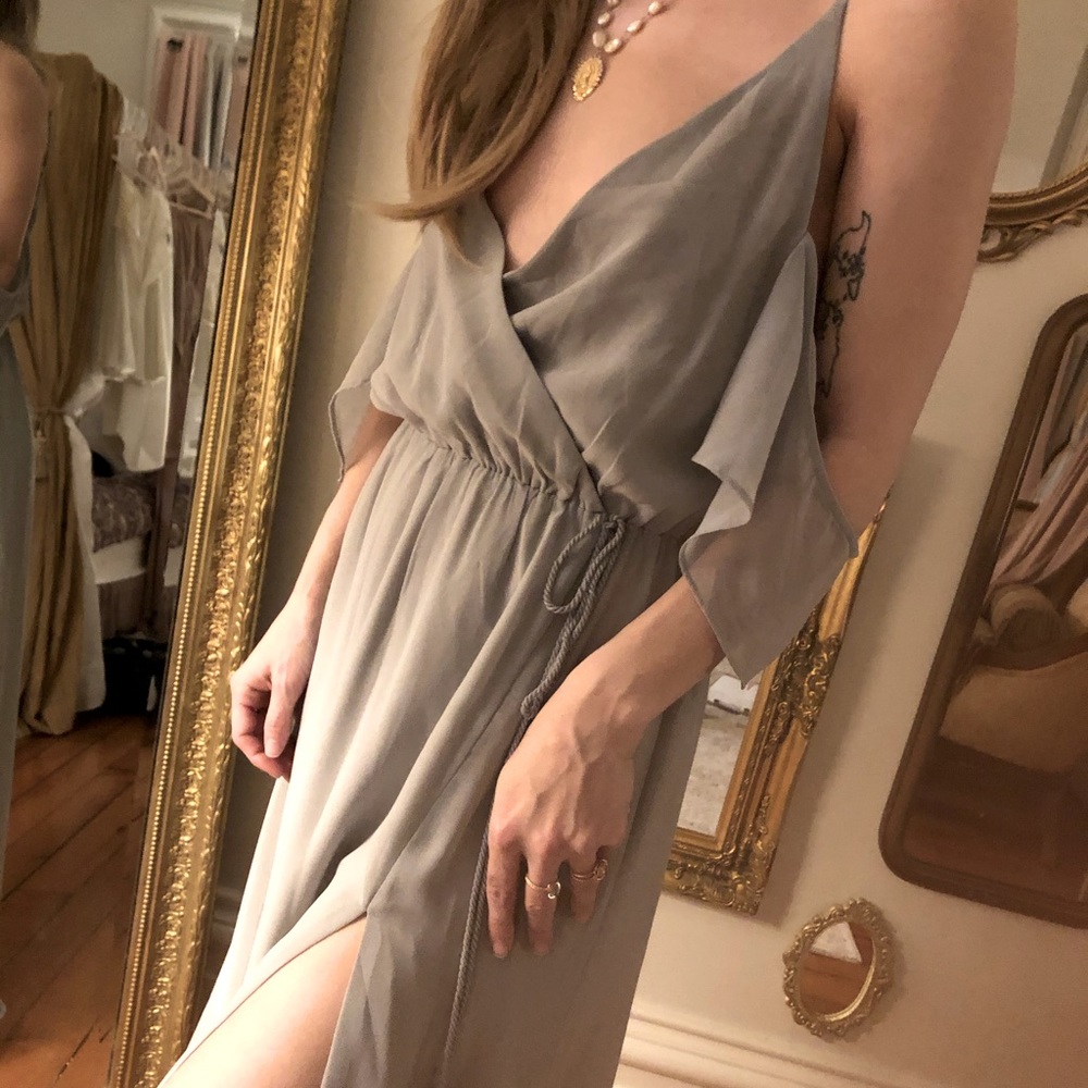 Blue Grecian Dress